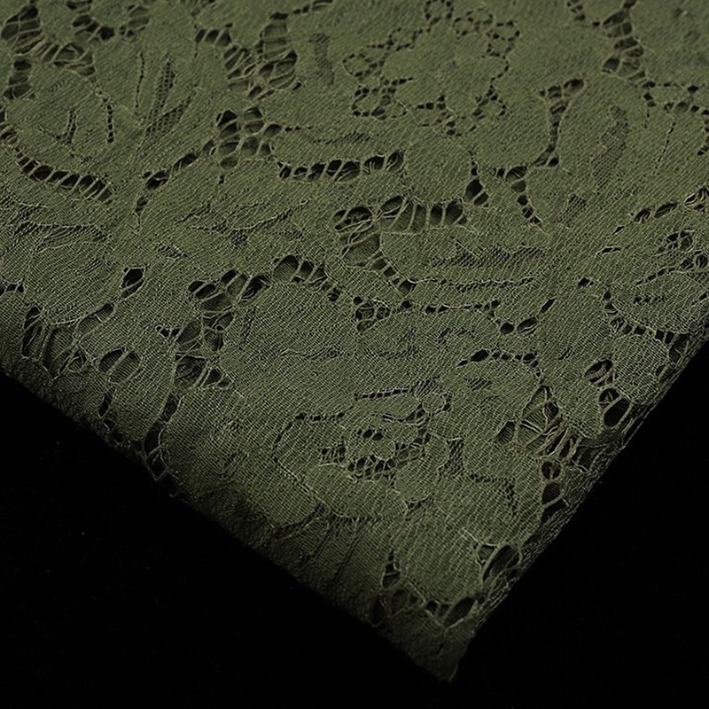Eyelash Cutwork Lace Fabric for Women's Wear Wholesale Supplier 15